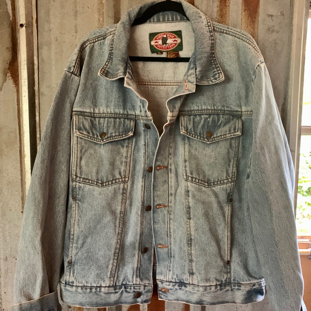Awesome Oversized Denim Jacket - Picture 2 of 3